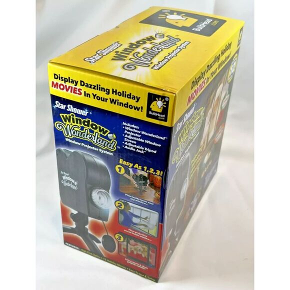 Star Shower Window Wonderland Projector 6 Halloween & 6 Christmas Movies NEW - Picture 3 of 3